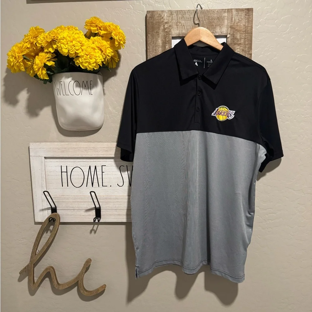Men's Los Angeles Lakers‎ Antigua Polo golf shirt